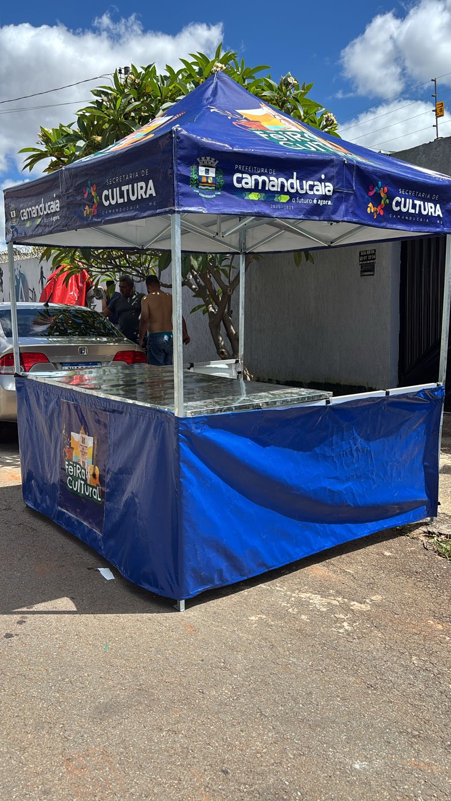 Lona para banquinha e ponto de venda