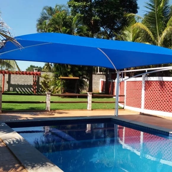 Sombreamento instalado em área externa